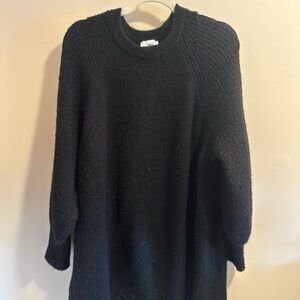 Black Women's Sweater Dress-Top Shop